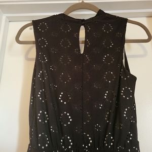 Sleeveless Eyelet Dress